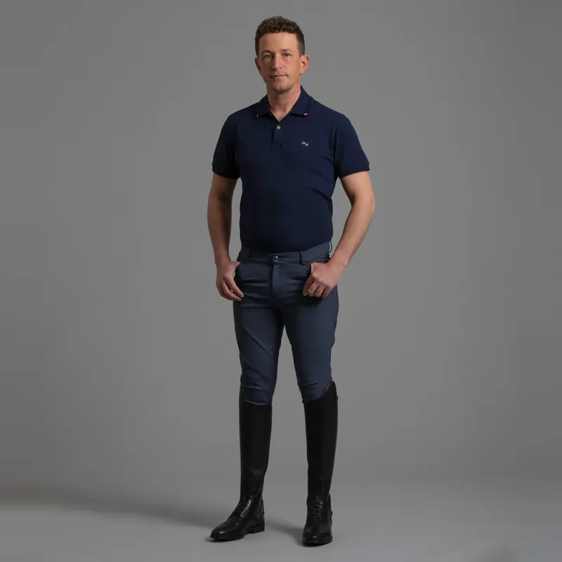 Premier Equine Barusso Mens Gel Knee Breeches - Navy